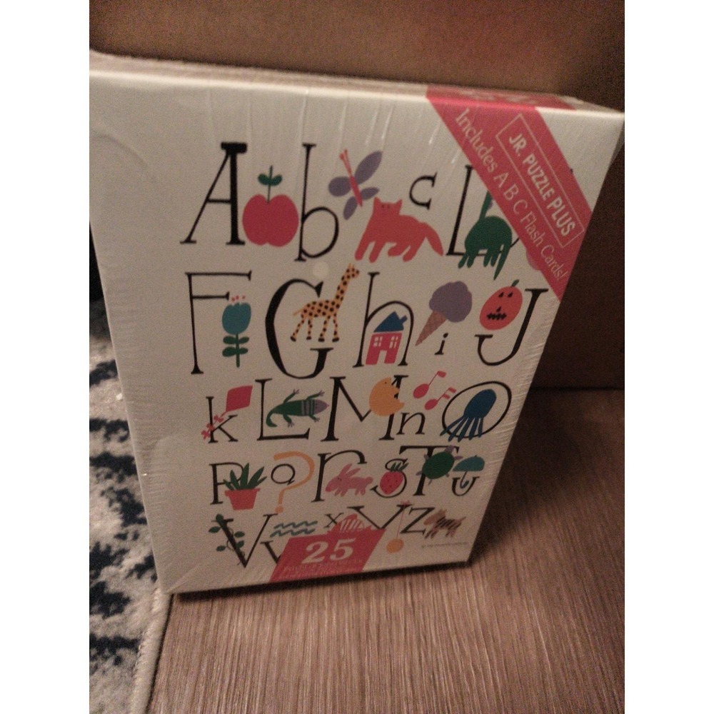 Vtge 25 Pc Hallmark Springbok Jigsaw Puzzle Jr Puzzle Plus Alphabet ABCs- Sealed